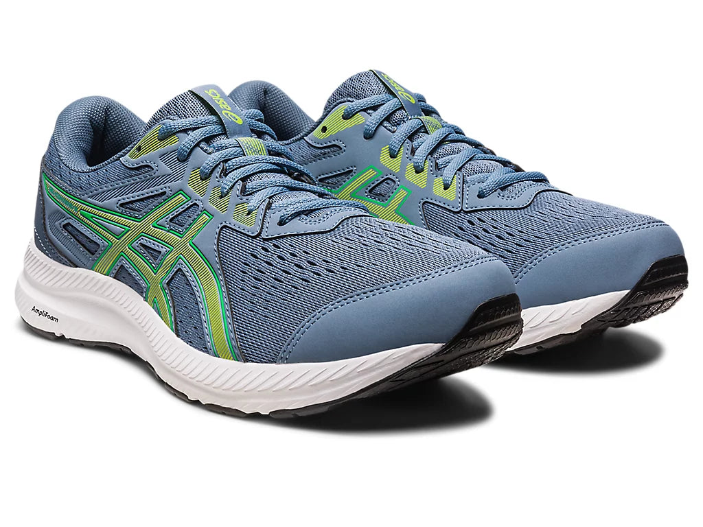 ASICS 1011B492-404 [ STEEL BLUE / LIME ZEST ]