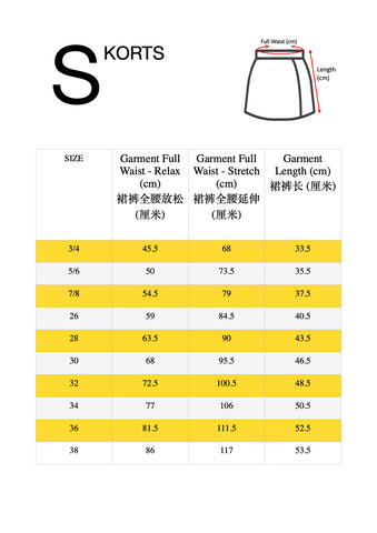 Invictus Conversion Chart INVICTUS INTERNATIONAL SCHOOL – Lim's Uniforms