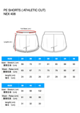 2 IN 1 PE SHORTS - ATHLETIC CUT ( NEX 408 )